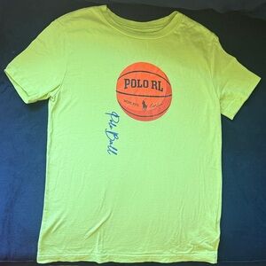 Polo by Ralph Lauren Kids Neon Green Basketball Tee